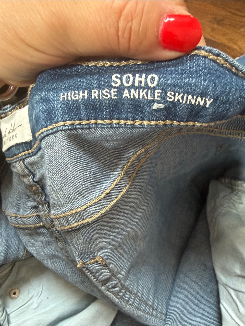 Nichole Miller, New York Soho high-rise ankle skinny size 12 - Picture 8 of 8